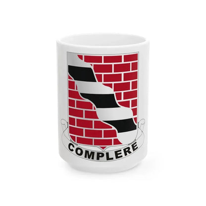 463 Engineer Battalion (U.S. Army) White Coffee Mug 15oz - Go Mug Yourself