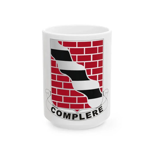 463 Engineer Battalion (U.S. Army) White Coffee Mug 15oz - Go Mug Yourself