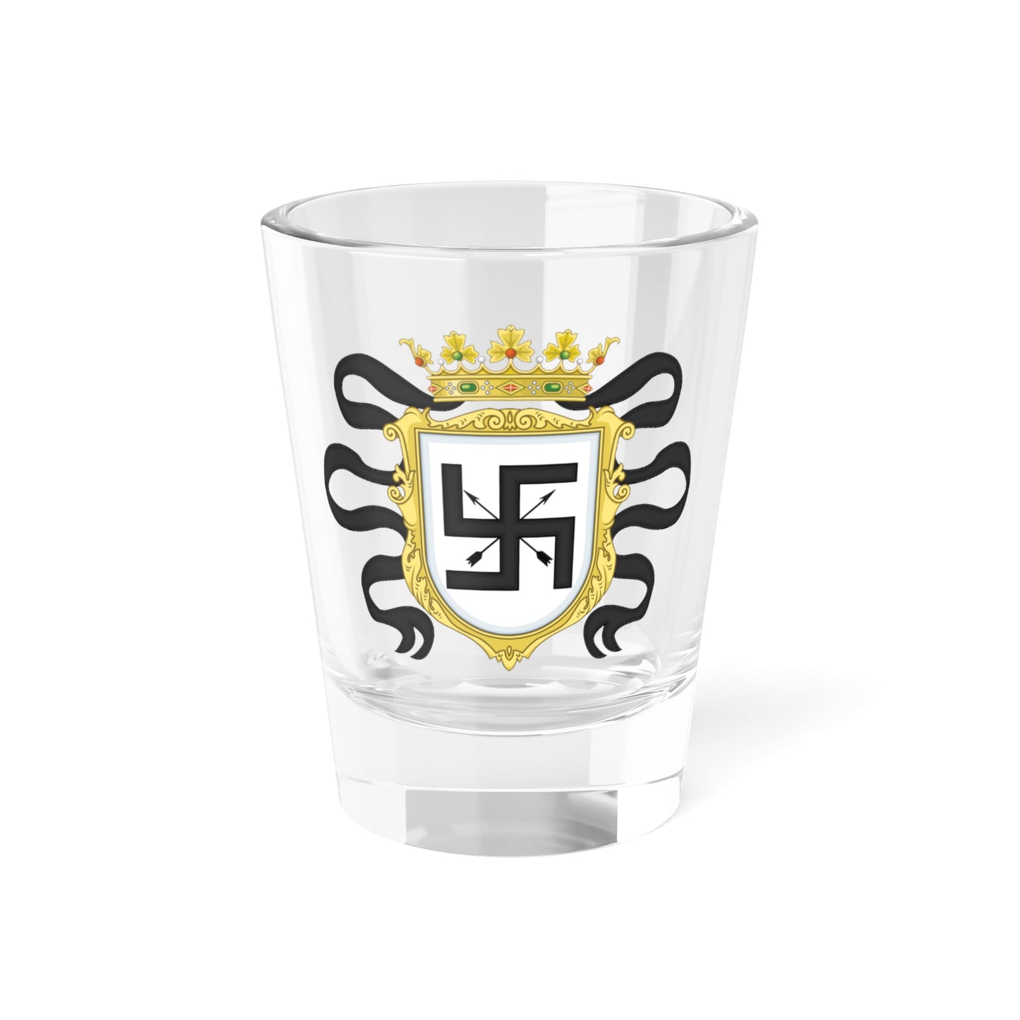 Hasekura Tsunenaga coat of arms (Japan) (Coat of Arms) Shot Glass 1.5oz