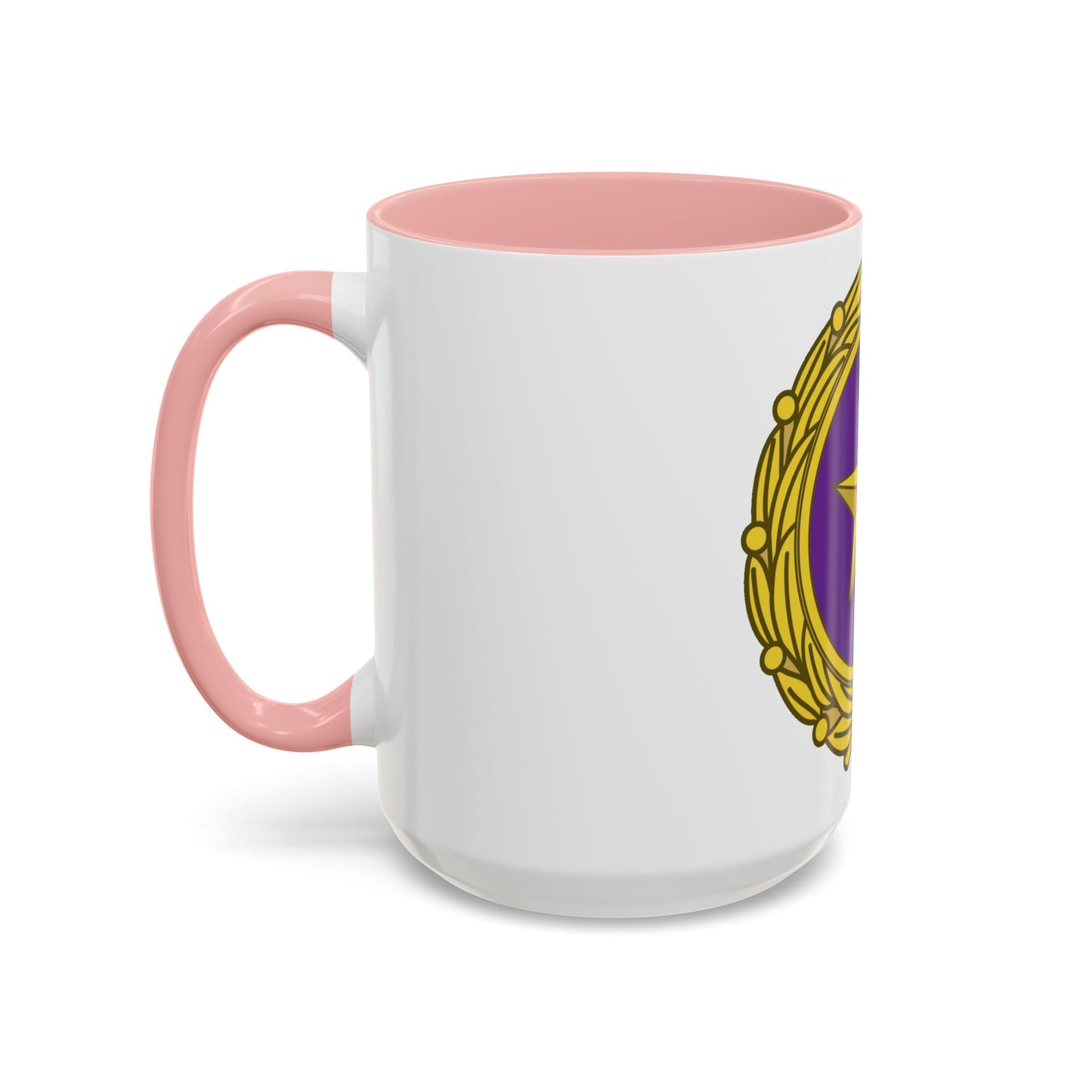 Gold Star Lapel (U.S. Army) Accent Coffee Mug