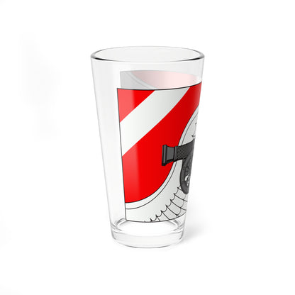 Flag Romanovka Leningrad oblast (Russia) Pint Glass 16oz