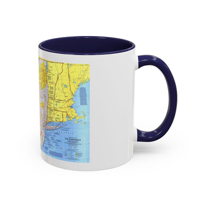 USA - Northeast 1 (1978) (Map) Accent Coffee Mug