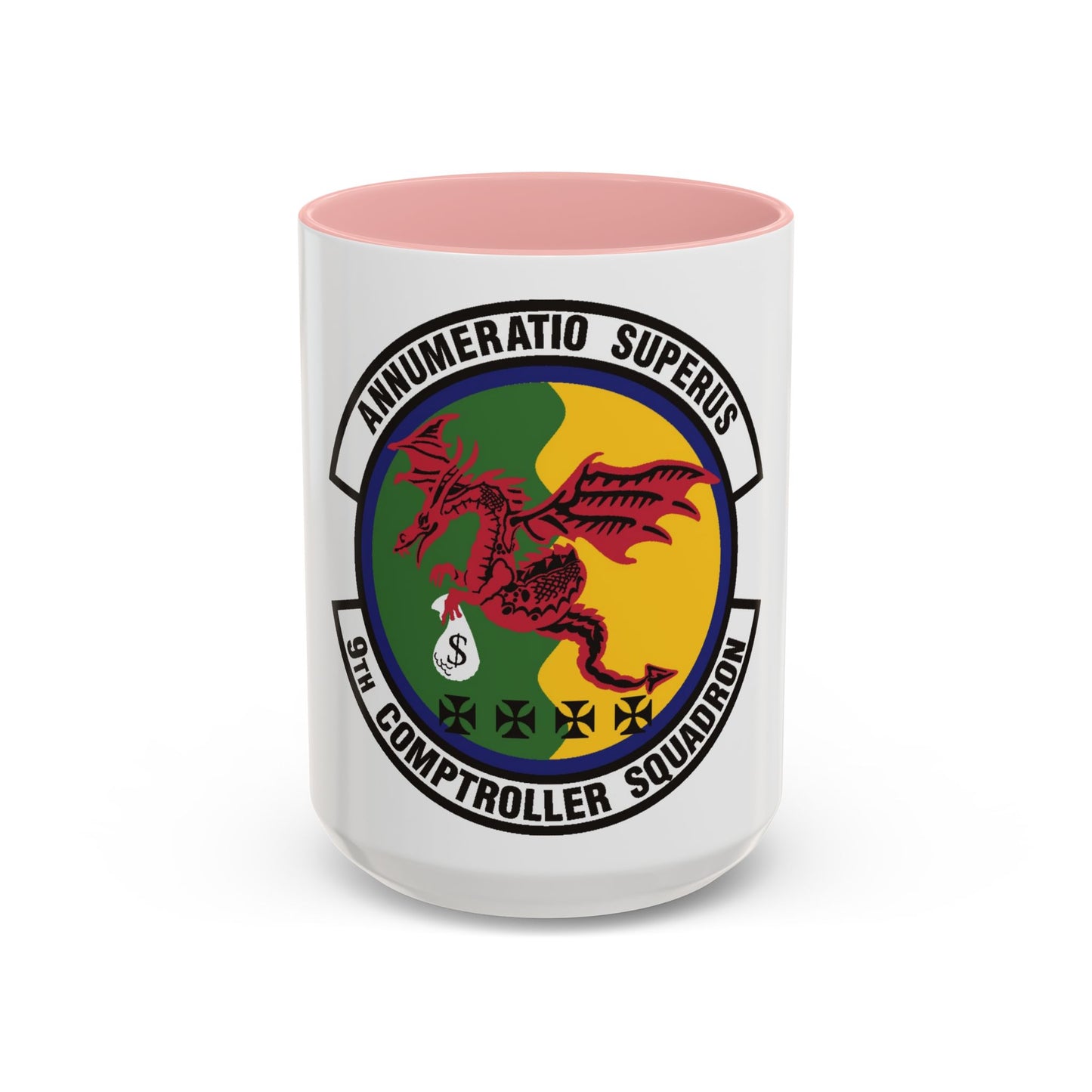 9th Comptroller Squadron (U.S. Air Force) Accent Coffee Mug
