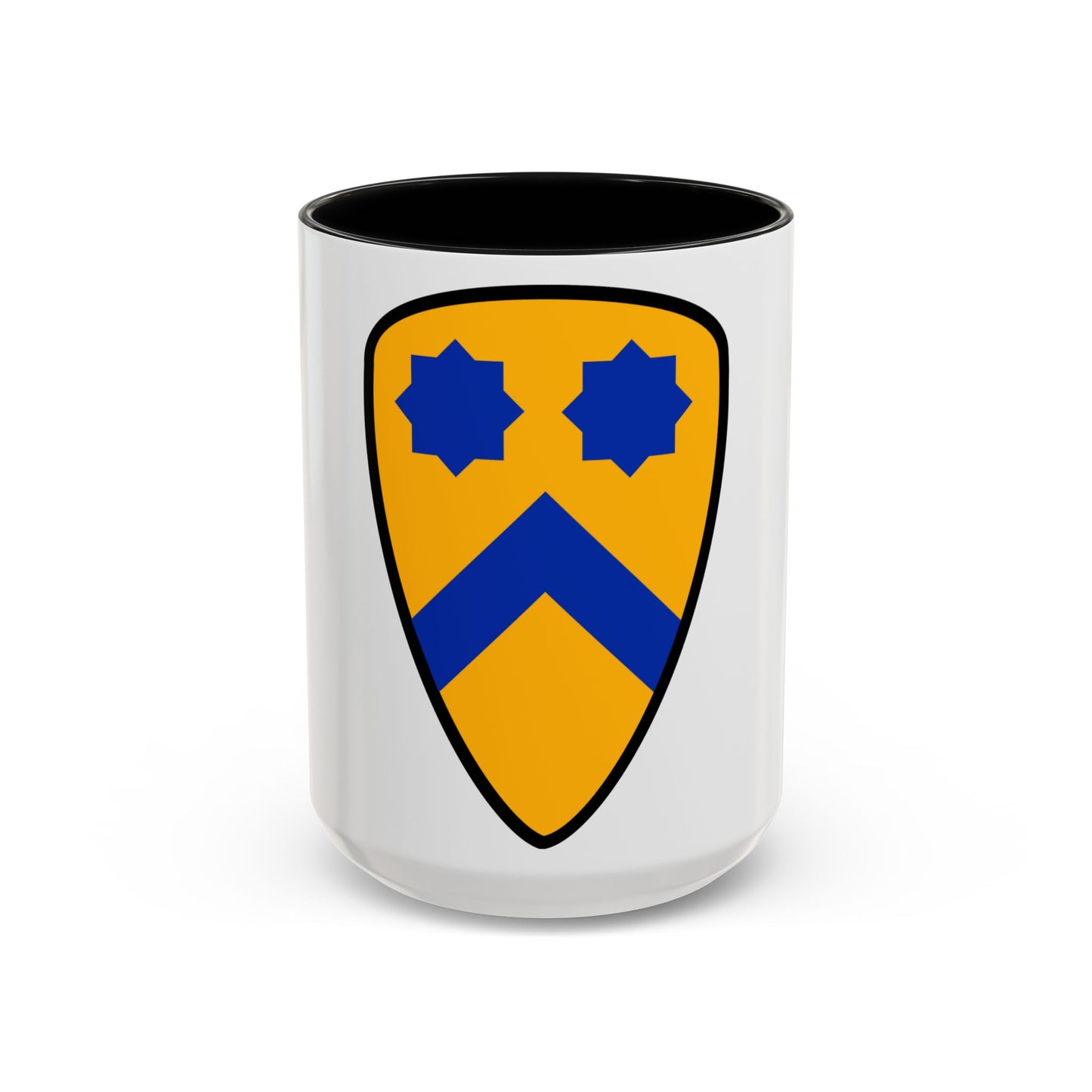 US 2nd Cavalry Division (U.S. Army) Accent Coffee Mug