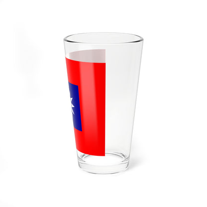 Republic of China Army Flag 1953 (China) Pint Glass 16oz