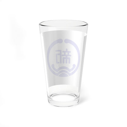 Flag of Shinminato Toyama 1951-2005 (Japan) Pint Glass 16oz