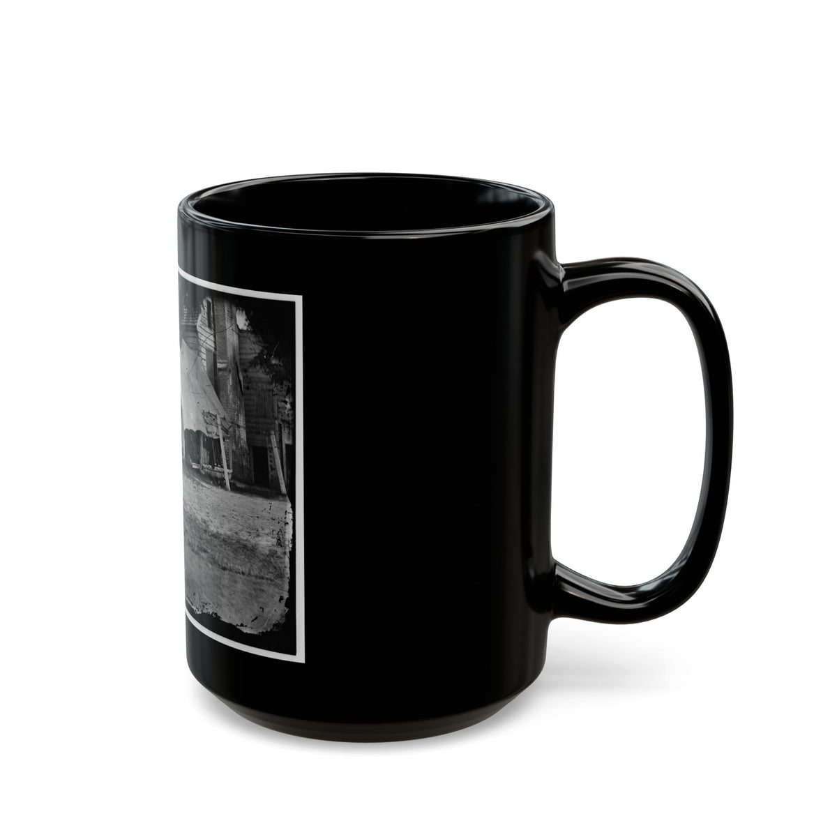 Untitled 001(5) (U.S. Civil War) Black Coffee Mug