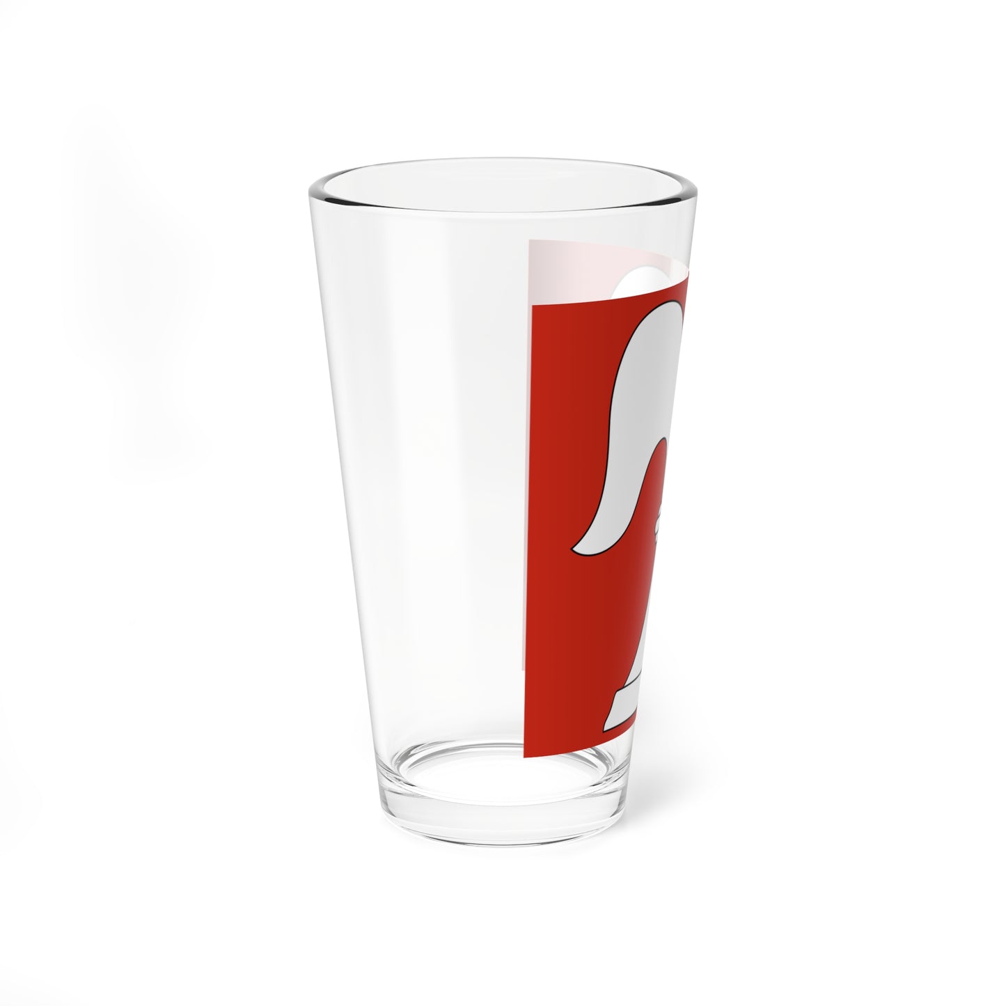 CHE Bisikon Flag (Switzerland) Pint Glass 16oz