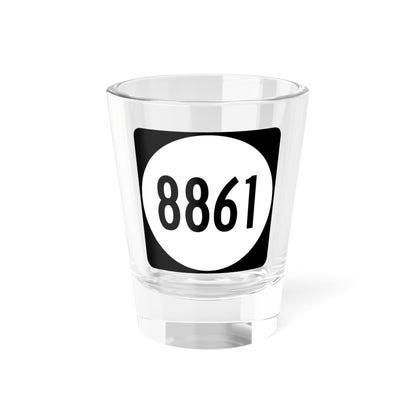 PR tertiary 8861 (Puerto Rico) (Road Sign) Shot Glass 1.5oz