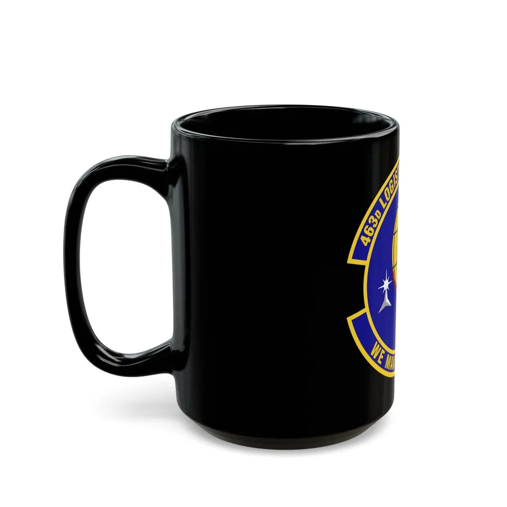 463d Logistics Support Squadron (U.S. Air Force) Black Coffee Mug-Go Mug Yourself