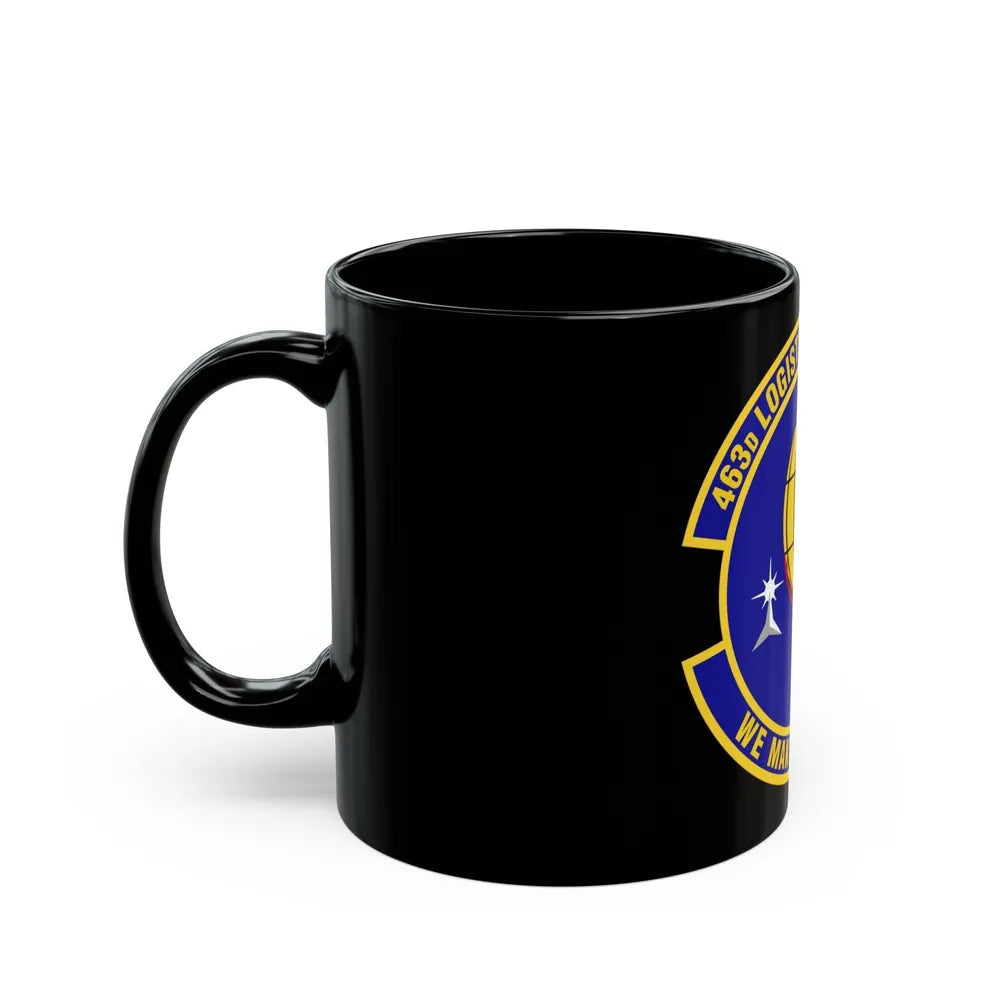 463d Logistics Support Squadron (U.S. Air Force) Black Coffee Mug-Go Mug Yourself