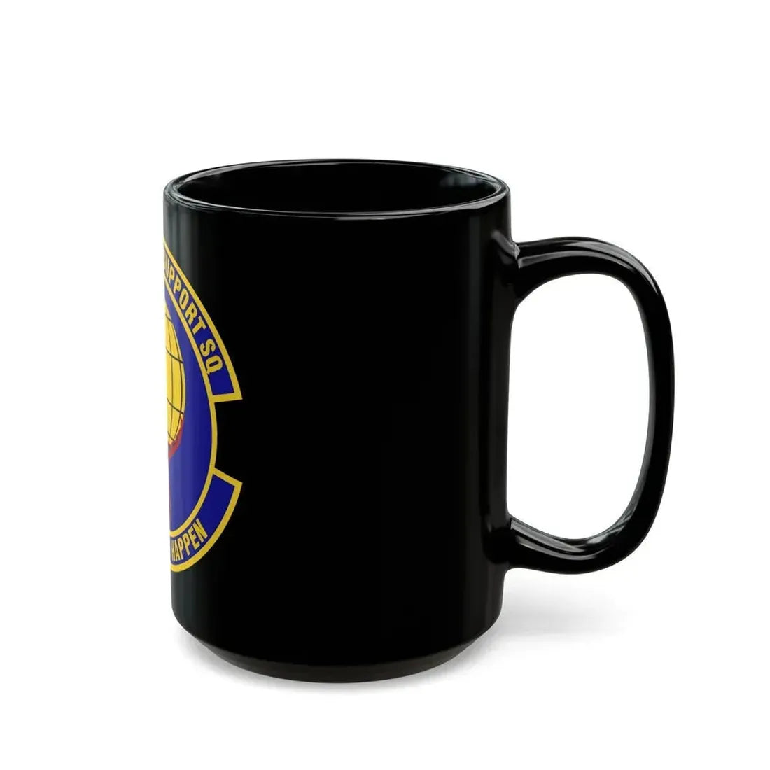 463d Logistics Support Squadron (U.S. Air Force) Black Coffee Mug - Go Mug Yourself