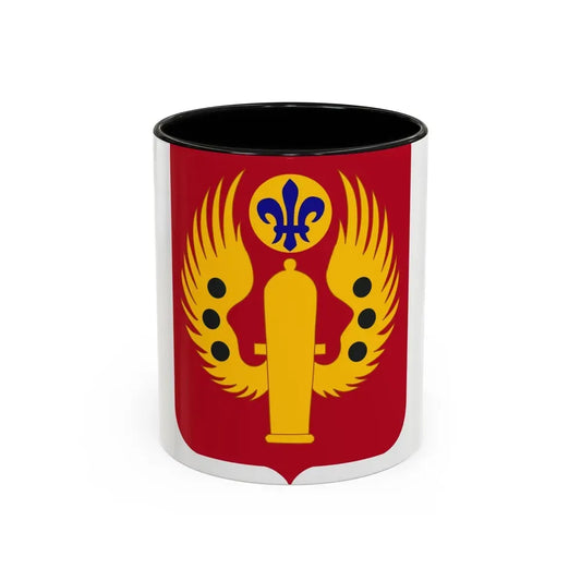 463rd Airborne Field Artillery Battalion 2 (U.S. Army) Accent Coffee Mug 11oz Black - Go Mug Yourself
