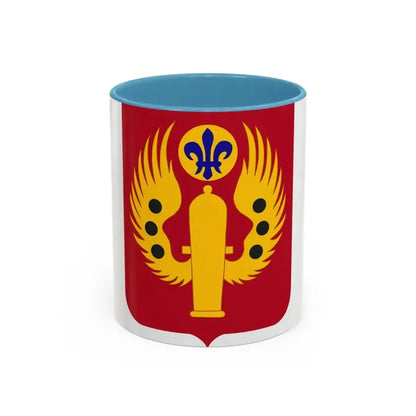 463rd Airborne Field Artillery Battalion 2 (U.S. Army) Accent Coffee Mug 11oz Light Blue - Go Mug Yourself