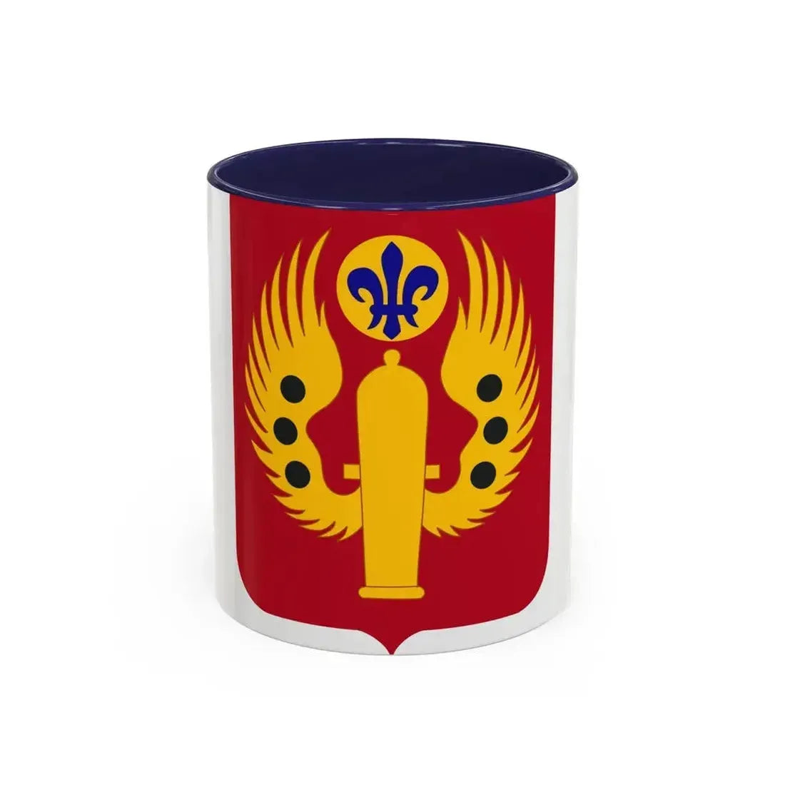 463rd Airborne Field Artillery Battalion 2 (U.S. Army) Accent Coffee Mug 11oz Navy - Go Mug Yourself