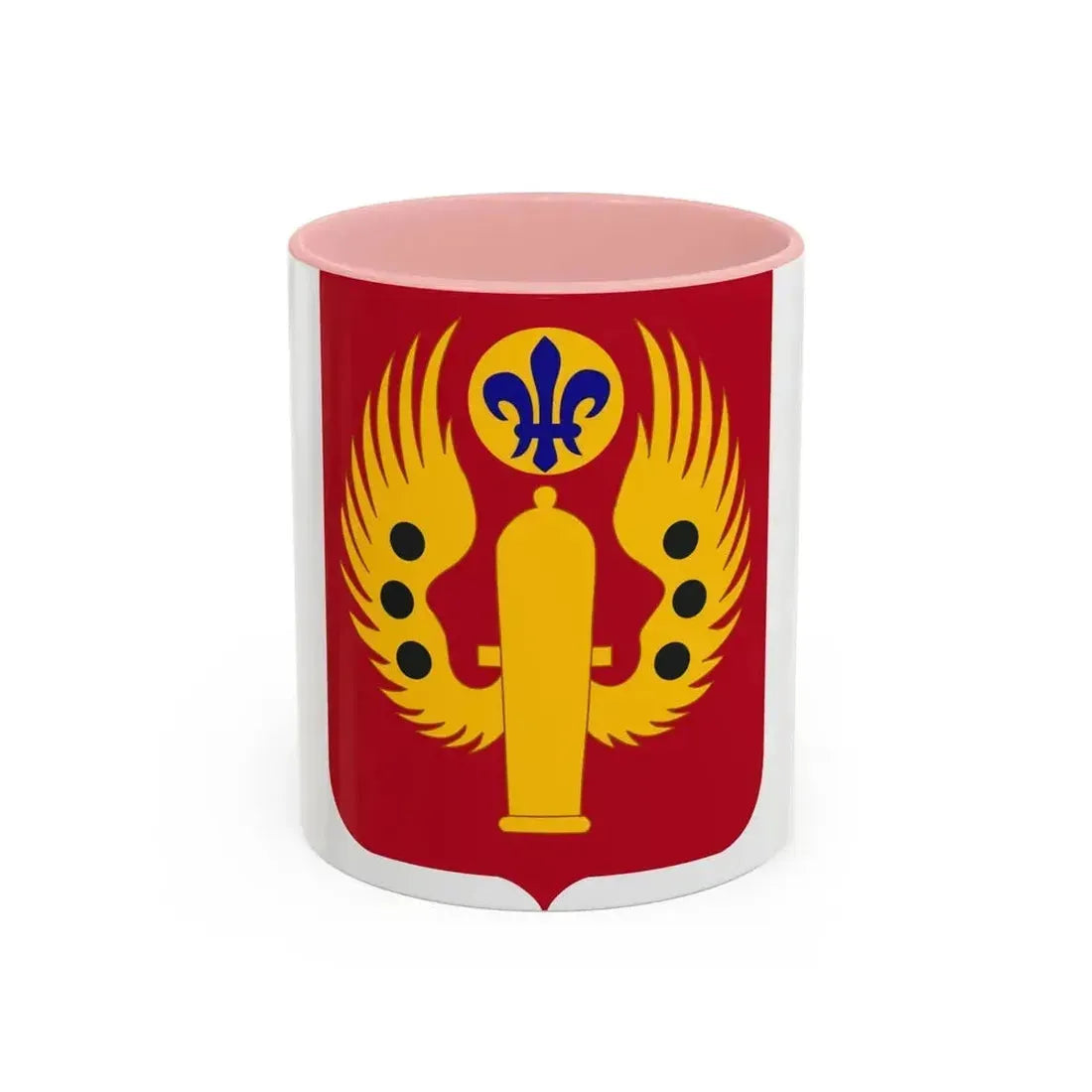 463rd Airborne Field Artillery Battalion 2 (U.S. Army) Accent Coffee Mug 11oz Pink - Go Mug Yourself