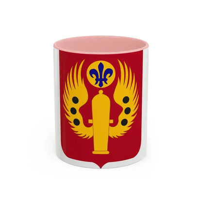 463rd Airborne Field Artillery Battalion 2 (U.S. Army) Accent Coffee Mug 11oz Pink - Go Mug Yourself