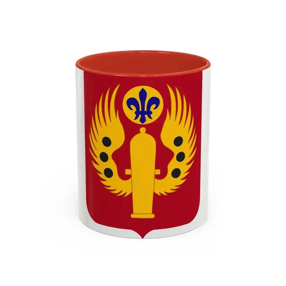 463rd Airborne Field Artillery Battalion 2 (U.S. Army) Accent Coffee Mug 11oz Red - Go Mug Yourself