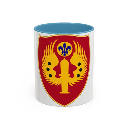 463rd Airborne Field Artillery Battalion (U.S. Army) Accent Coffee Mug 11oz Light Blue - Go Mug Yourself