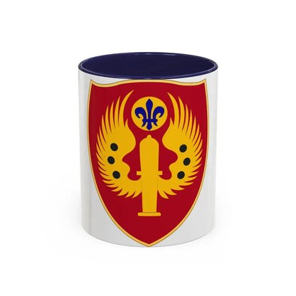463rd Airborne Field Artillery Battalion (U.S. Army) Accent Coffee Mug 11oz Navy - Go Mug Yourself