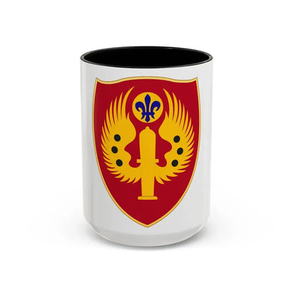 463rd Airborne Field Artillery Battalion (U.S. Army) Accent Coffee Mug 15oz Black - Go Mug Yourself