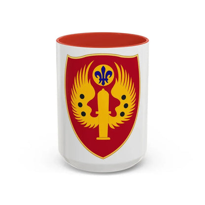 463rd Airborne Field Artillery Battalion (U.S. Army) Accent Coffee Mug 15oz Red - Go Mug Yourself