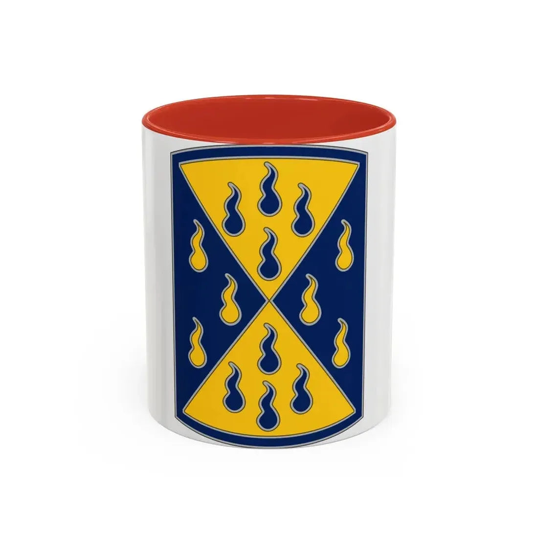 464 Chemical Brigade (U.S. Army) Accent Coffee Mug 11oz Red - Go Mug Yourself