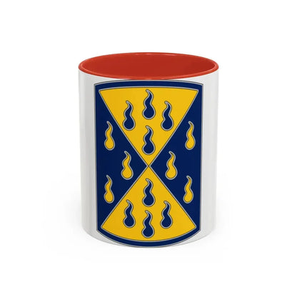 464 Chemical Brigade (U.S. Army) Accent Coffee Mug 11oz Red - Go Mug Yourself
