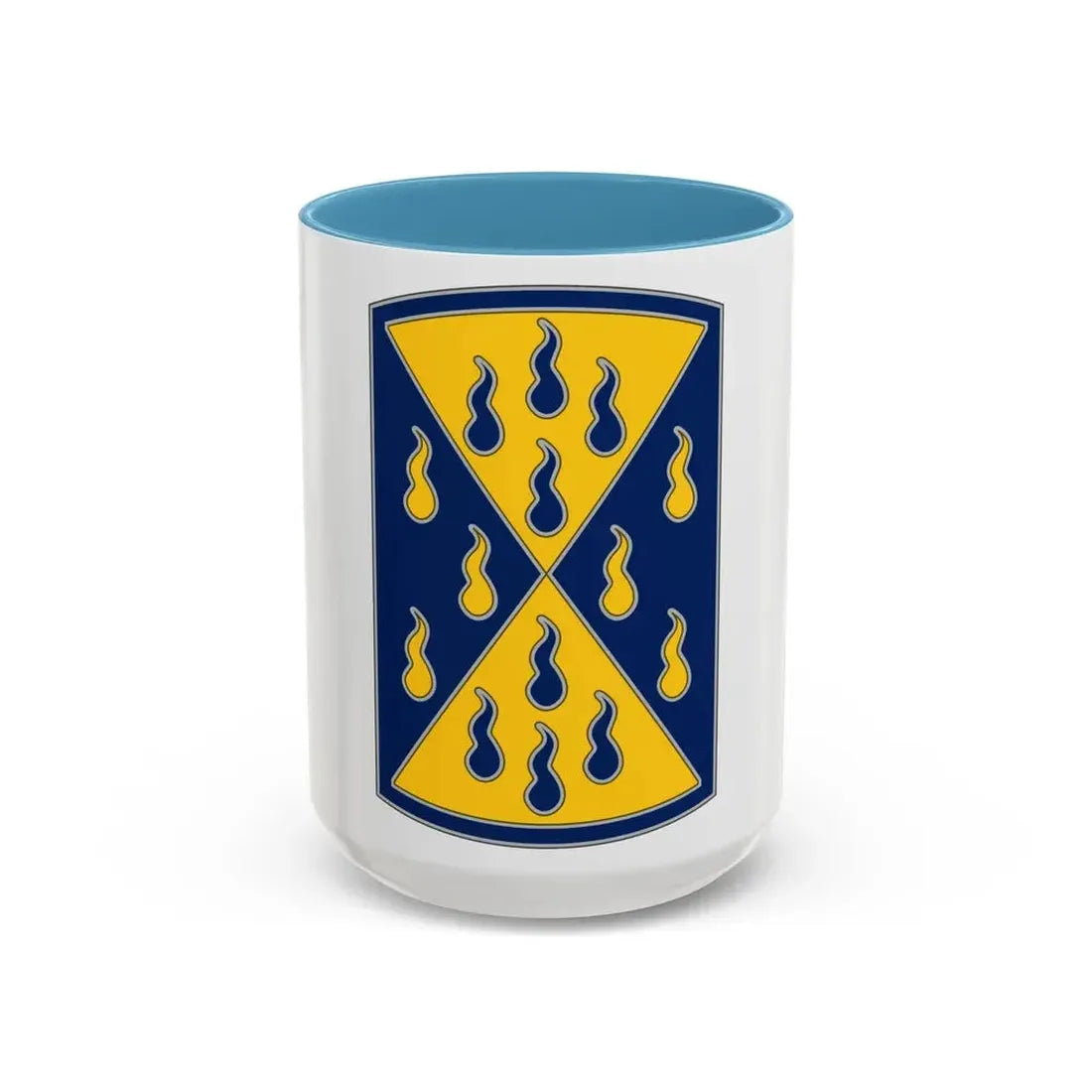 464 Chemical Brigade (U.S. Army) Accent Coffee Mug 15oz Light Blue - Go Mug Yourself