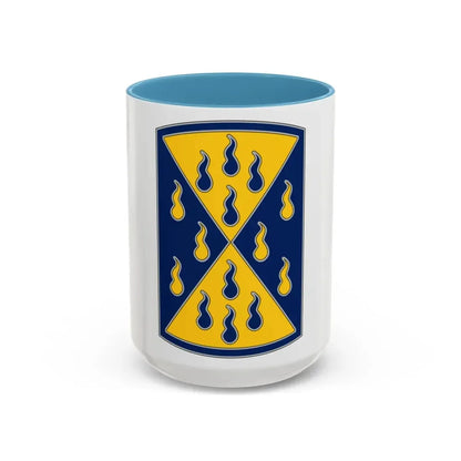 464 Chemical Brigade (U.S. Army) Accent Coffee Mug 15oz Light Blue - Go Mug Yourself