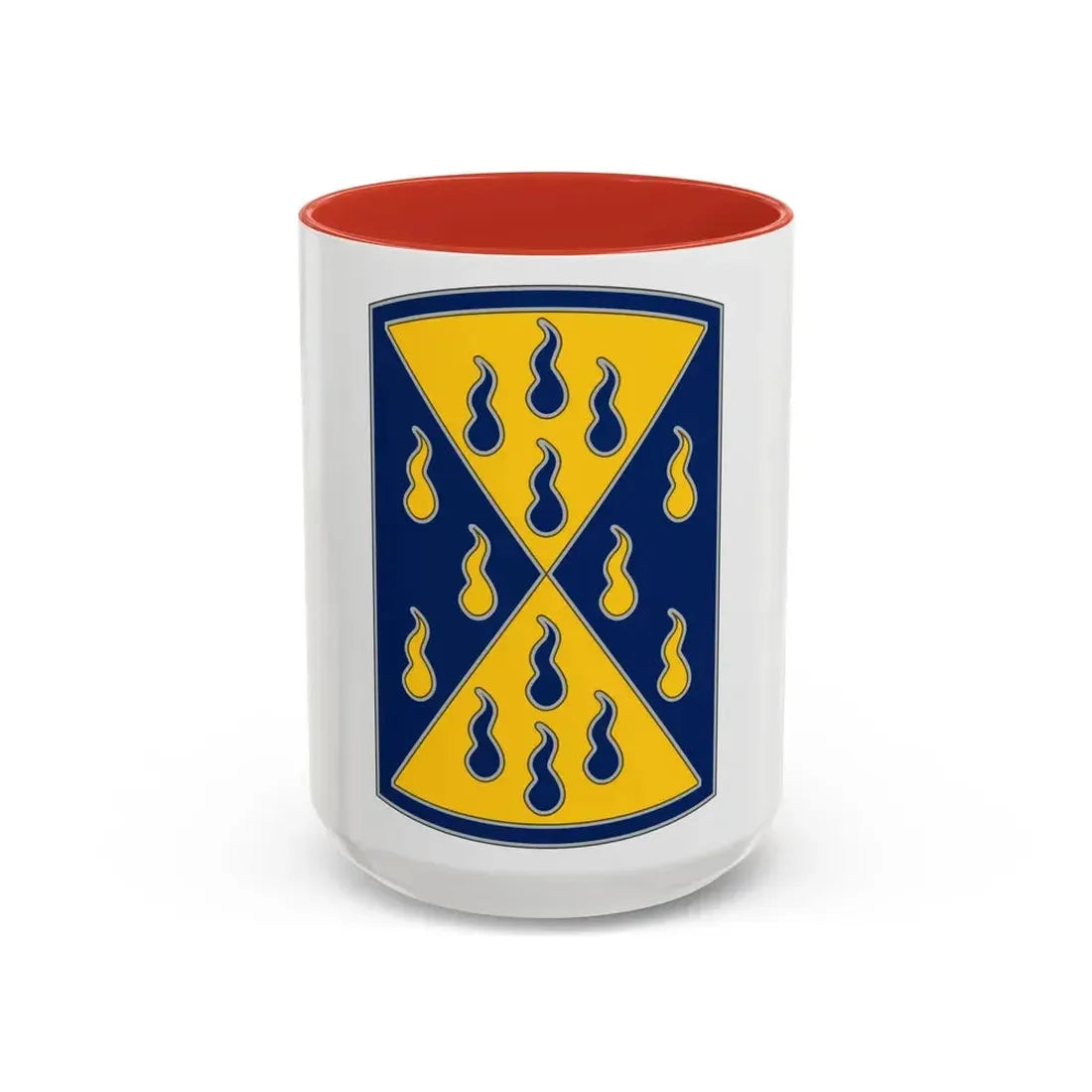 464 Chemical Brigade (U.S. Army) Accent Coffee Mug 15oz Red - Go Mug Yourself