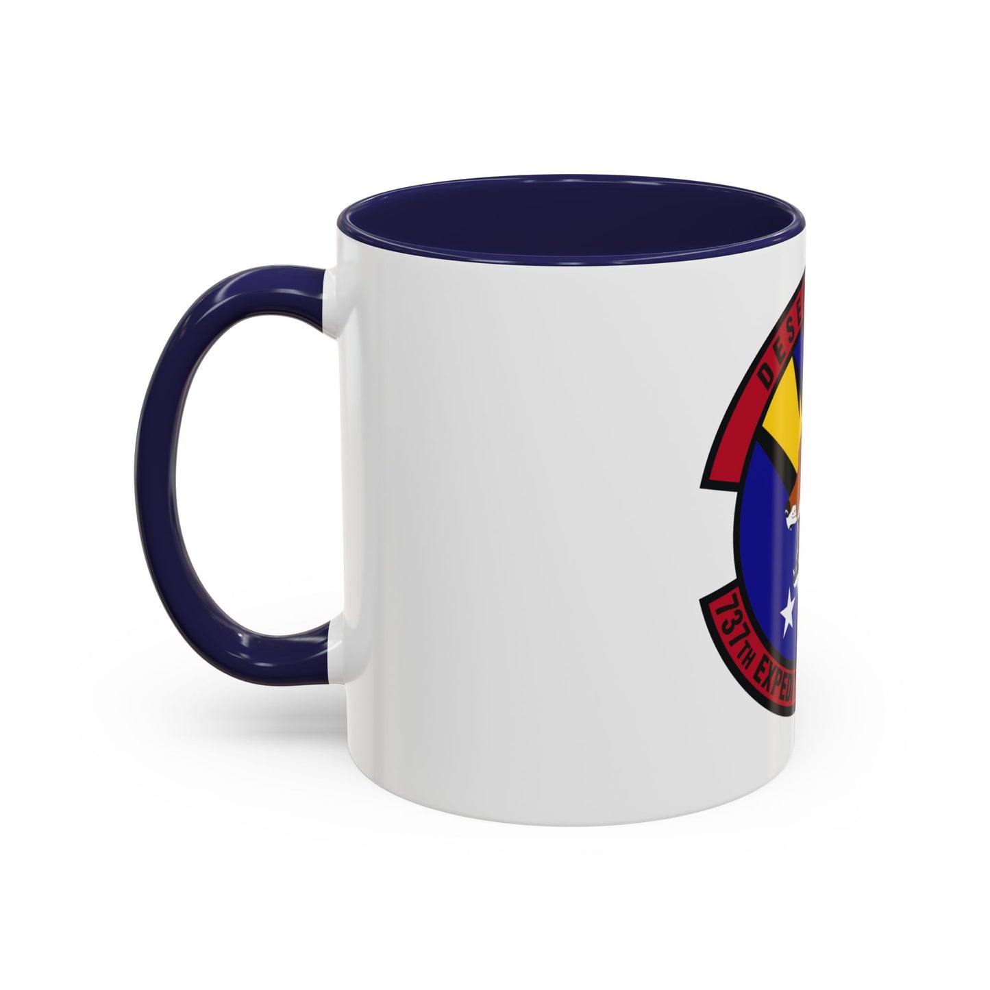 737th Expeditionary Airlift Squadron (U.S. Air Force) Accent Coffee Mug