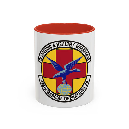436th Medical Operations Squadron (U.S. Air Force) Accent Coffee Mug