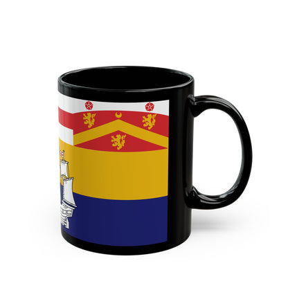 Flag of the City of Sydney Australia - Black Coffee Mug-Go Mug Yourself