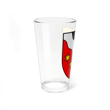 Wappen der Gemeinde Glarus (Switzerland) (Coat of Arms) Pint Glass 16oz