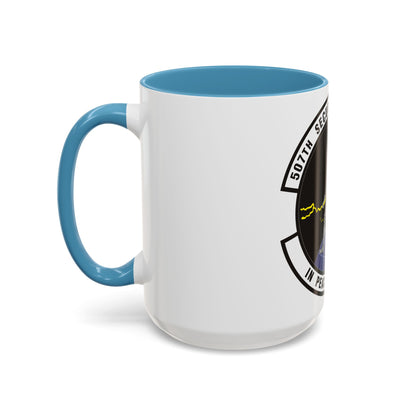 507th Security Forces Squadron (U.S. Air Force) Accent Coffee Mug