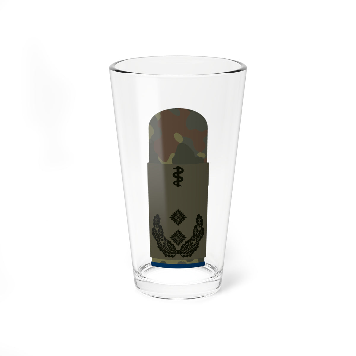 HA OS5 52b Oberfeldarzt San HM L (Germany) (Military Rank) Pint Glass 16oz