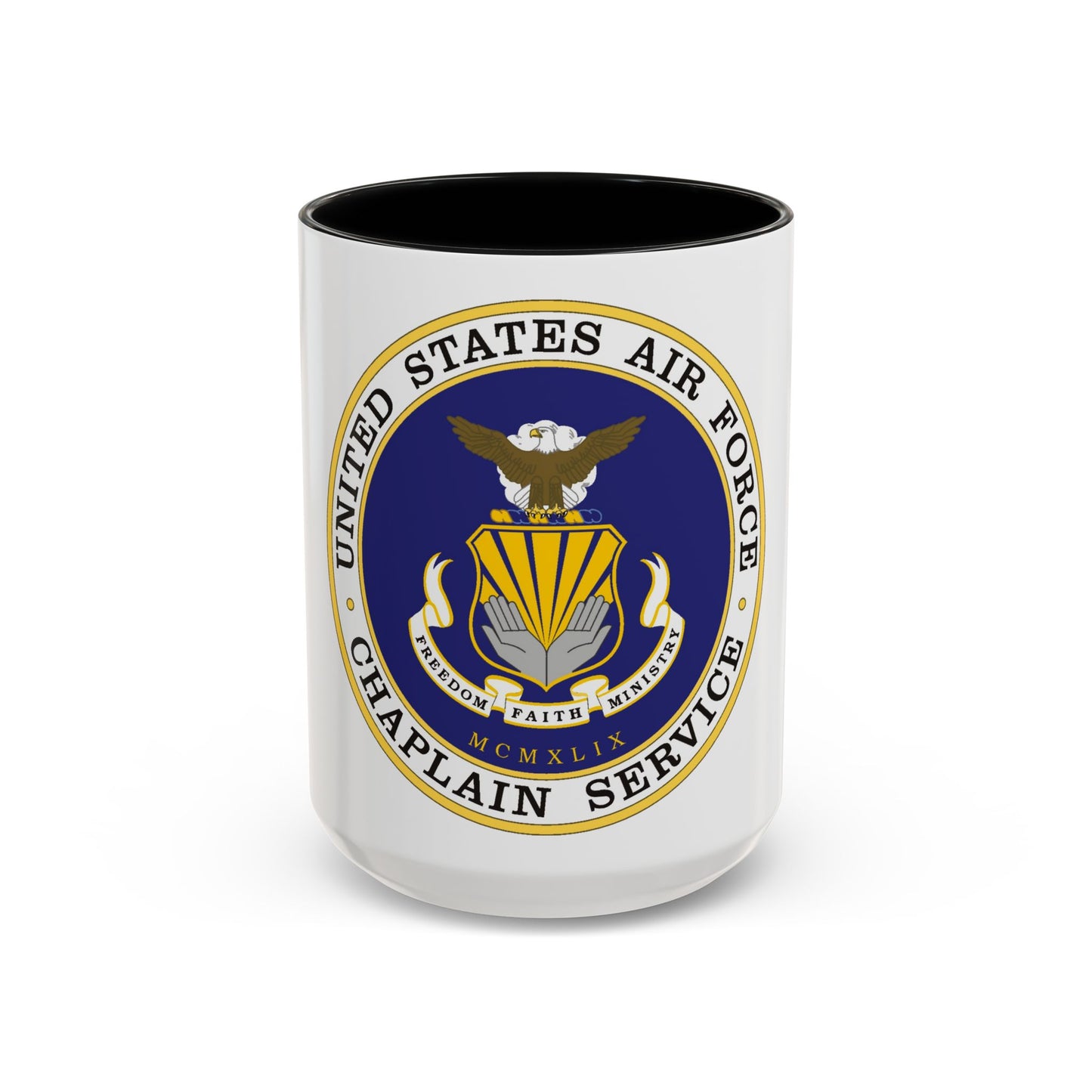 Air Force Chaplain Service (U.S. Air Force) Accent Coffee Mug