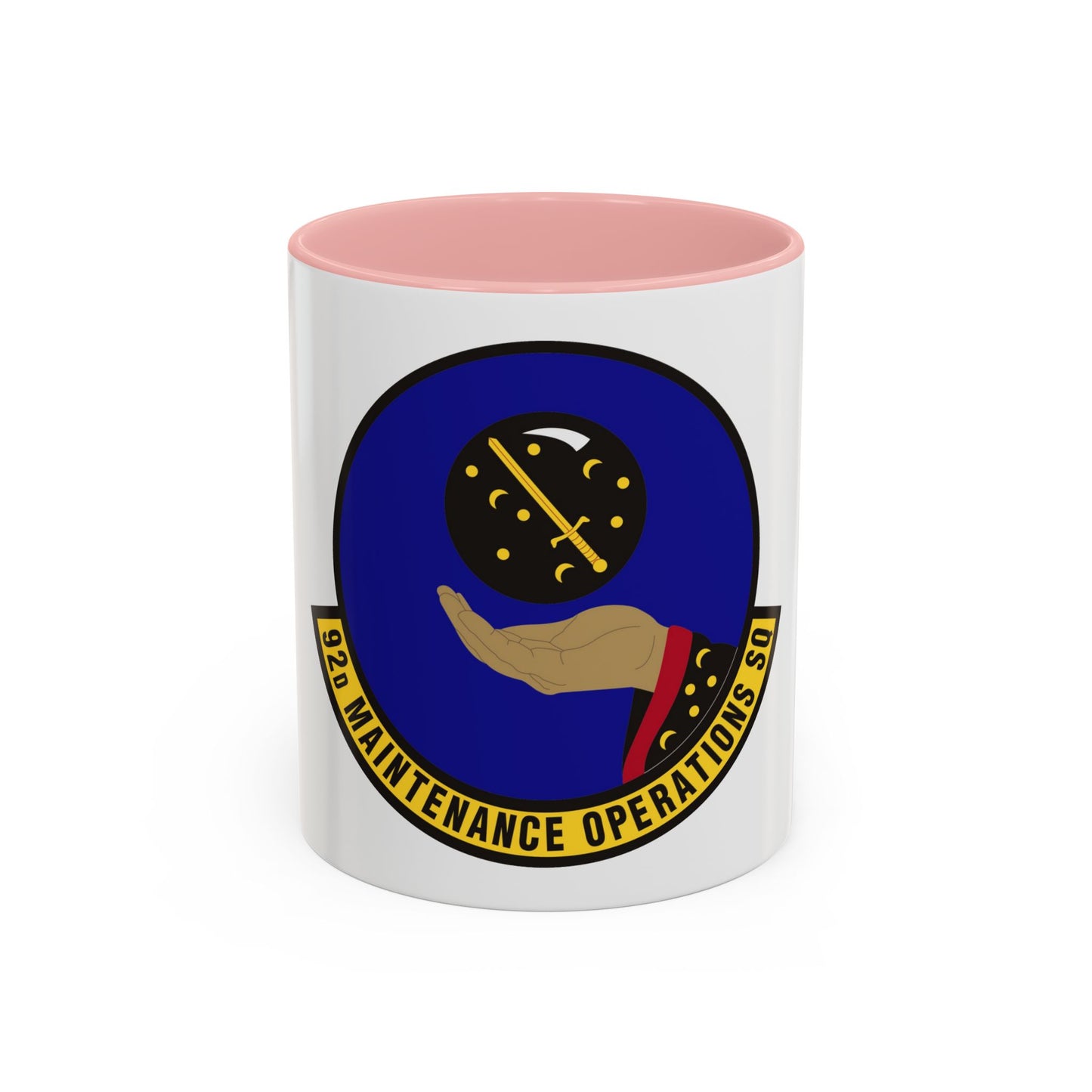 92 Maintenance Operations Squadron AMC (U.S. Air Force) Accent Coffee Mug