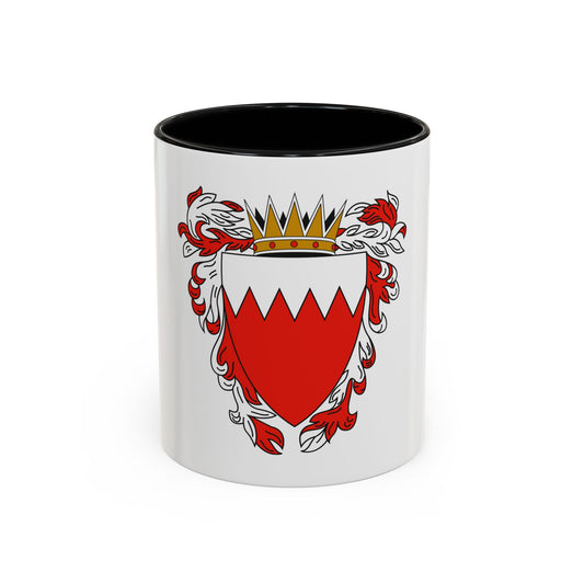 Coat of Arms of The Kingdom of Bahrain - Accent Coffee Mug