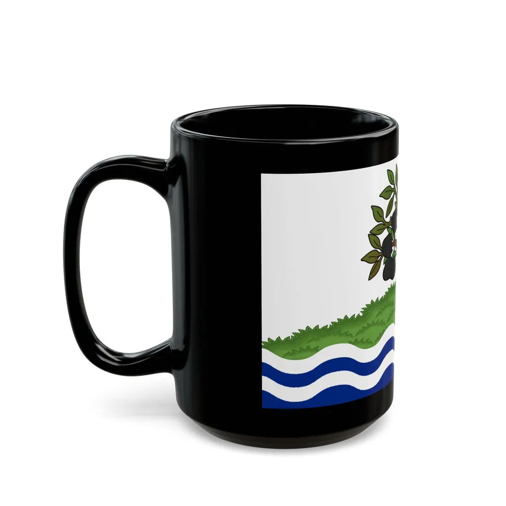 Flag of Worcestershire UK - Black Coffee Mug-Go Mug Yourself