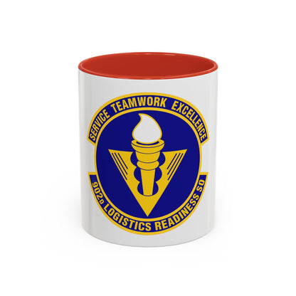 902d Logistics Readiness Squadron (U.S. Air Force) Accent Coffee Mug