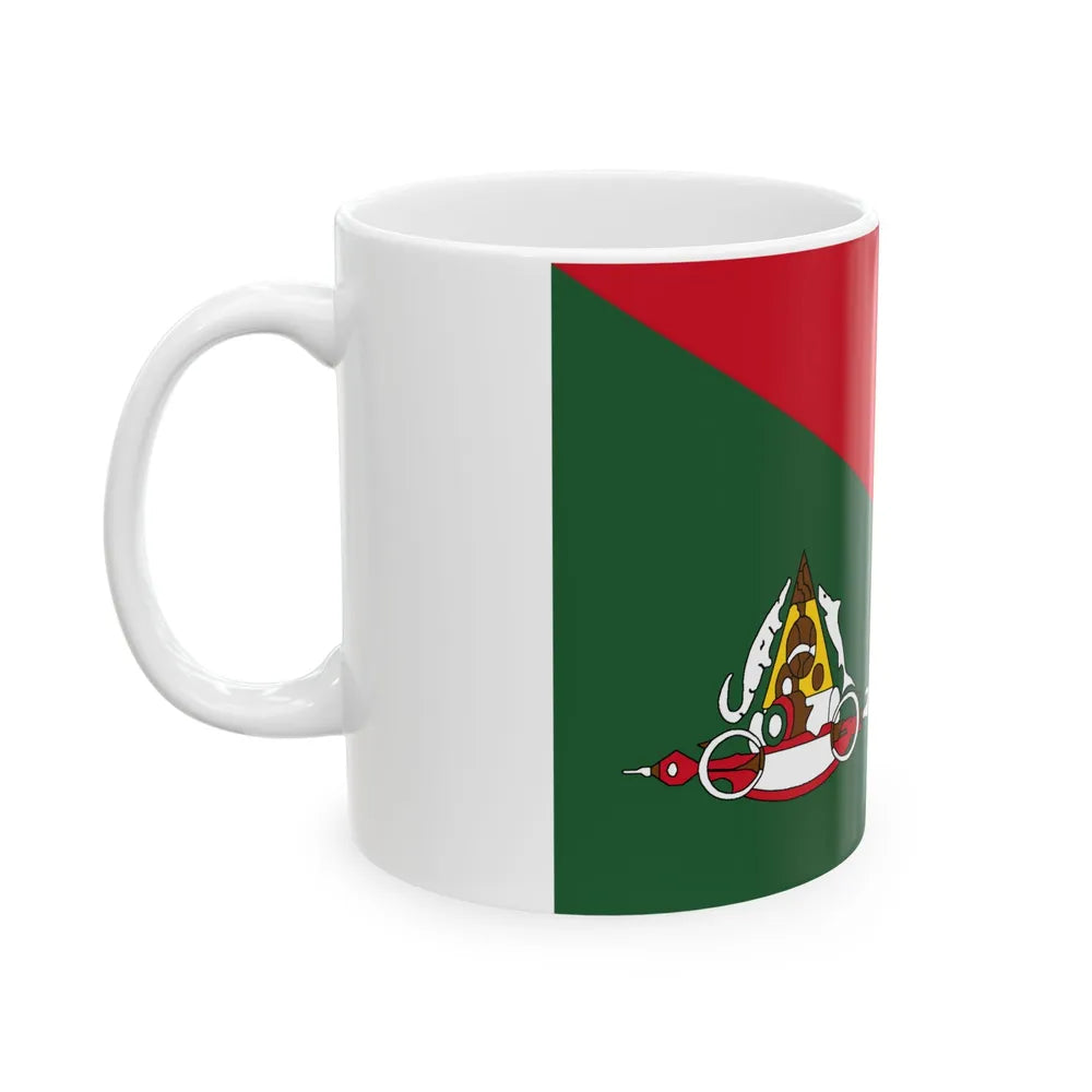 Flag of East Sepik Papa New Guinea - White Coffee Mug-Go Mug Yourself