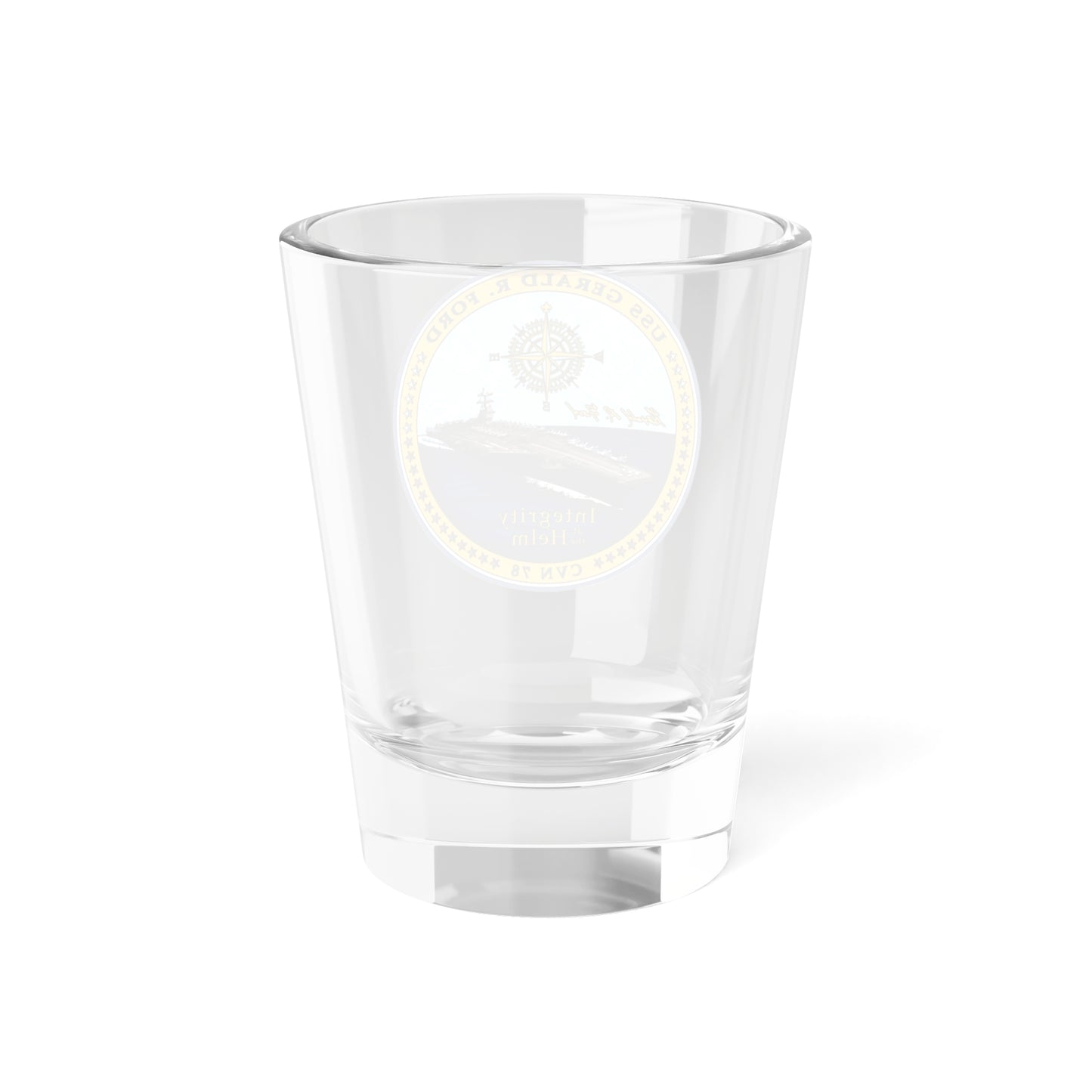 CVN 78 USS Gerald R Ford 2017 (U.S. Navy) Shot Glass 1.5oz