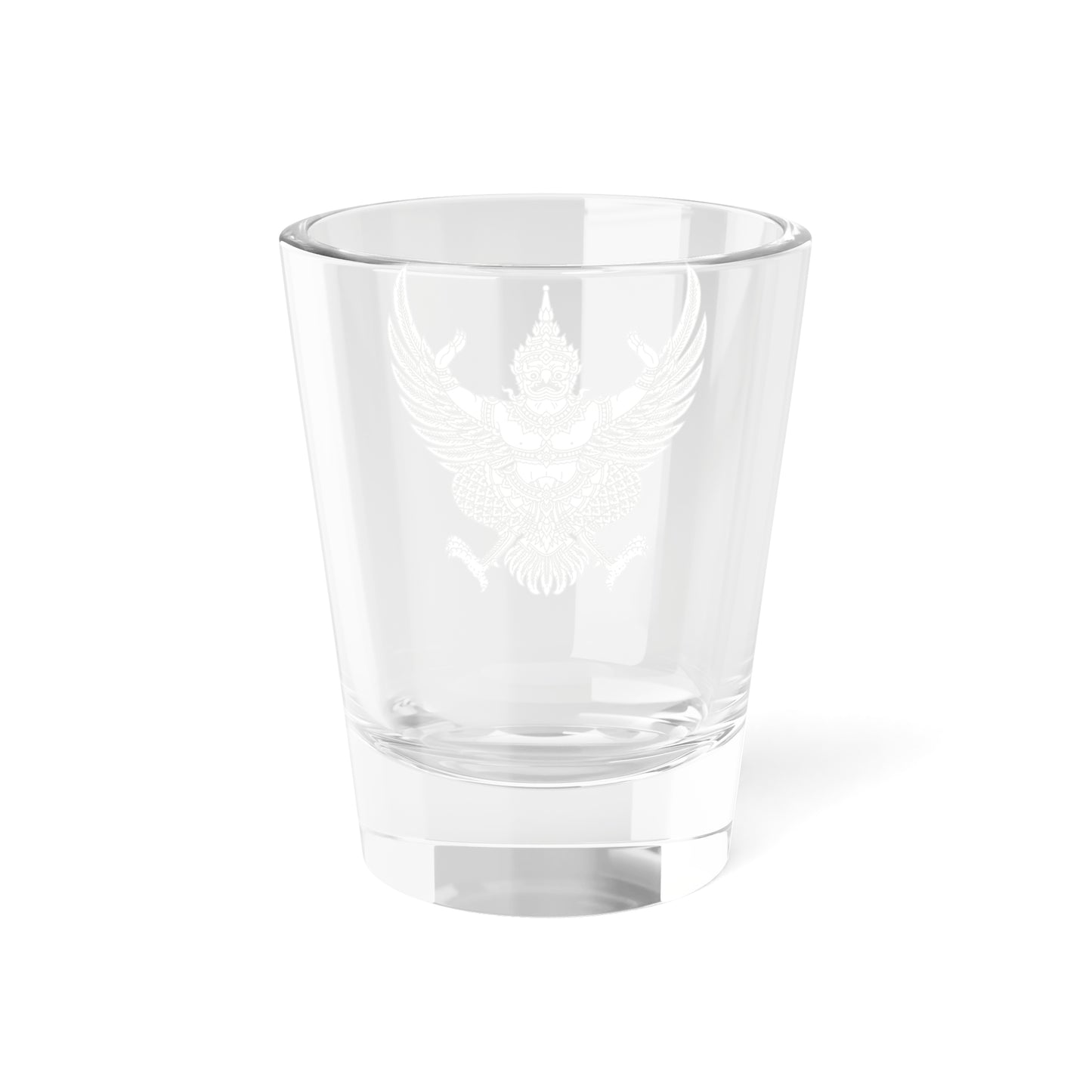 Garuda Emblem of Thailand Monochrome (Thailand) (Coat of Arms) Shot Glass 1.5oz
