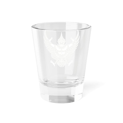 Garuda Emblem of Thailand Monochrome (Thailand) (Coat of Arms) Shot Glass 1.5oz