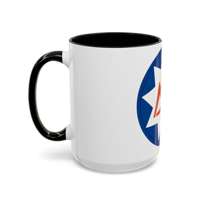 93rd Signal Brigade 2 (U.S. Army) Accent Coffee Mug