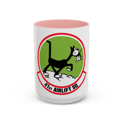 41st Airlift Sq v2 (U.S. Air Force) Accent Coffee Mug