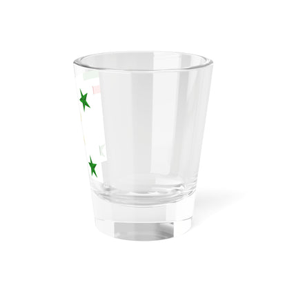 Flag of a Persian Army Corps General (Iran) Shot Glass 1.5oz