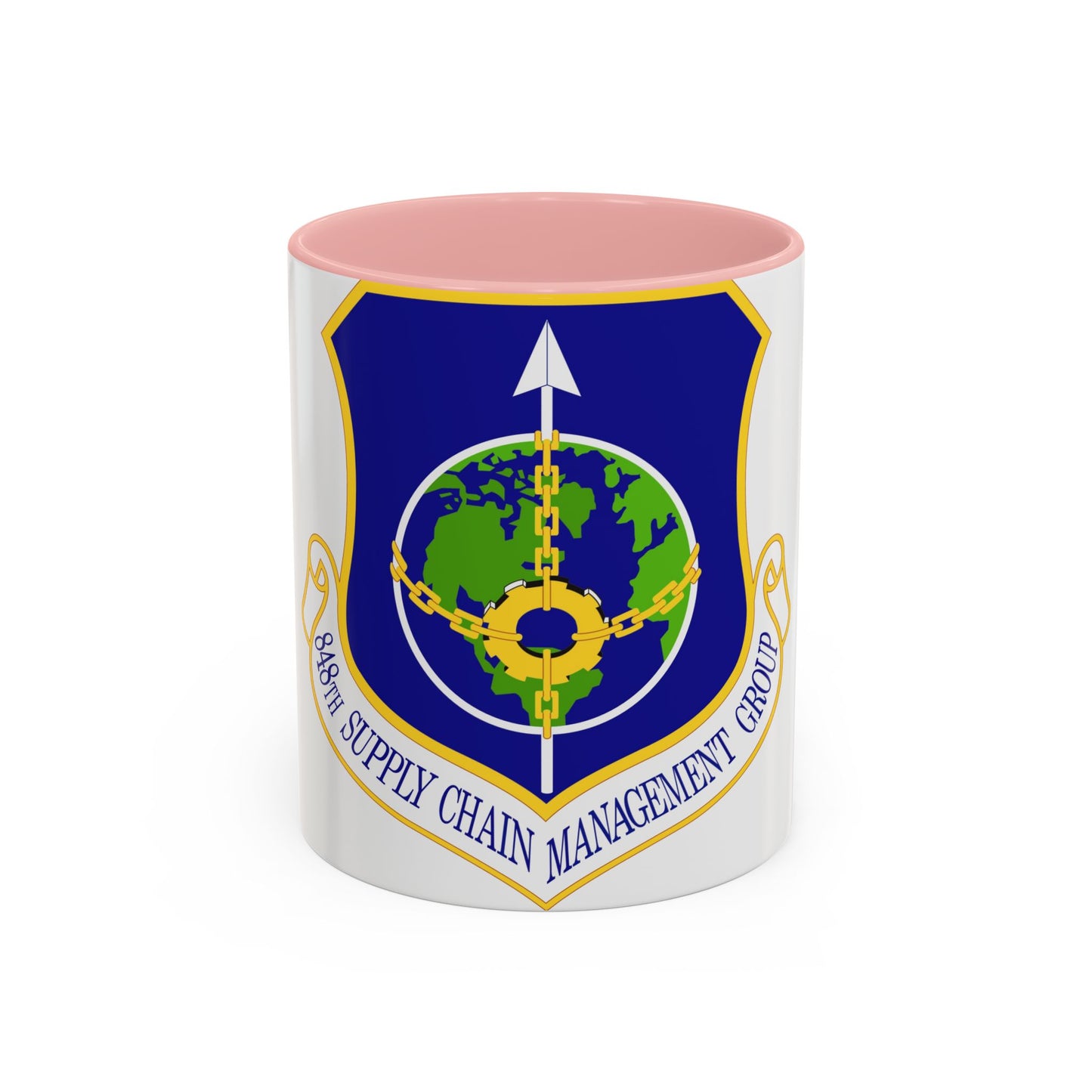 848 Supply Chain Management Group AFMC (U.S. Air Force) Accent Coffee Mug